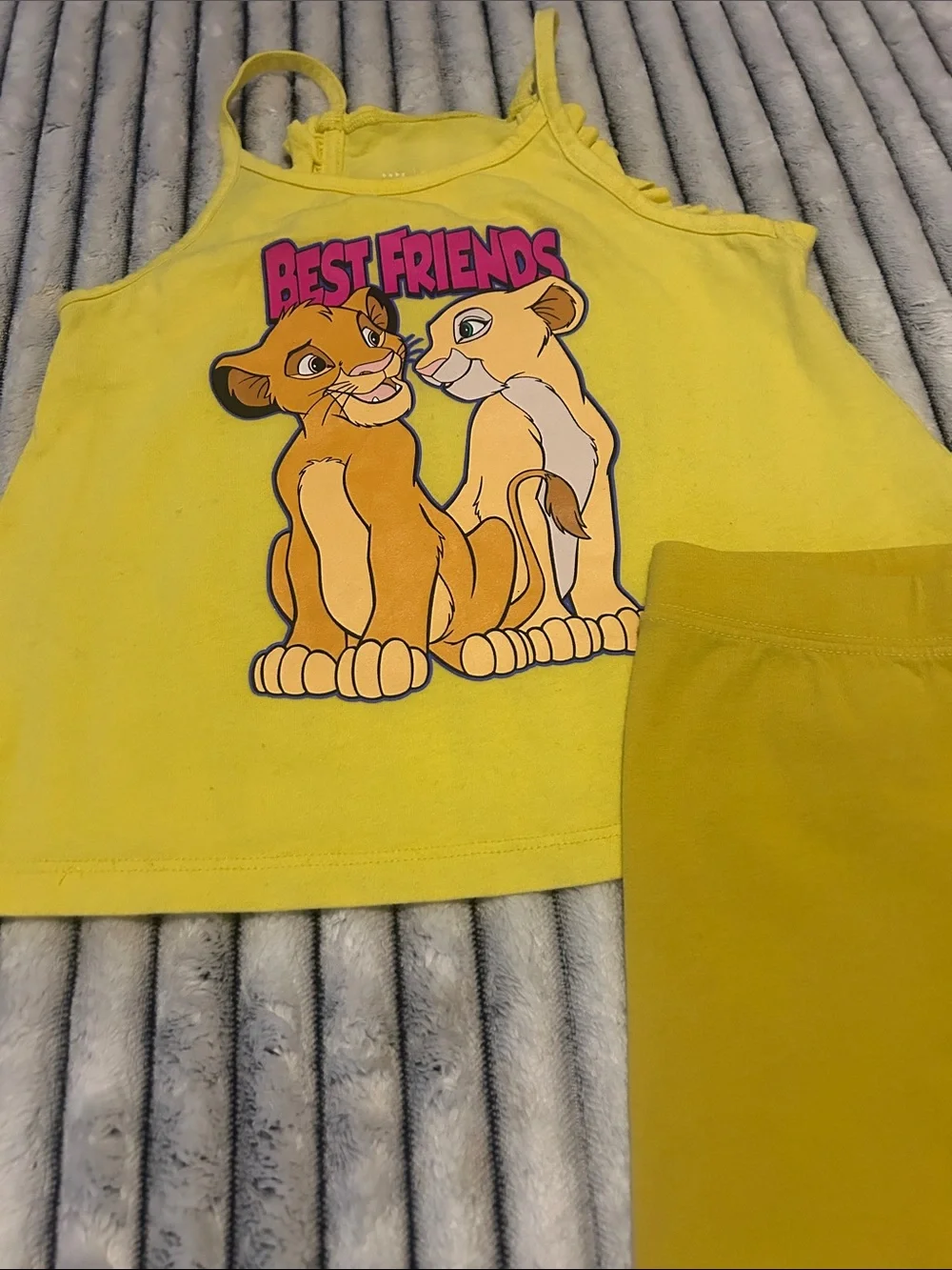 GAP Girls Yellow 'Best Friends' Tank & Shorts Set